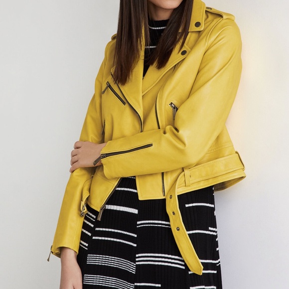 BCBGMAXAZRIA Mila leather moto jacket - Picture 4 of 8